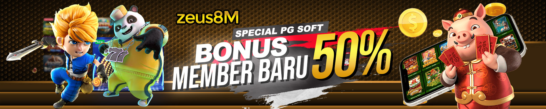 ZEUS8M BONUS 50% NEW MEMBER